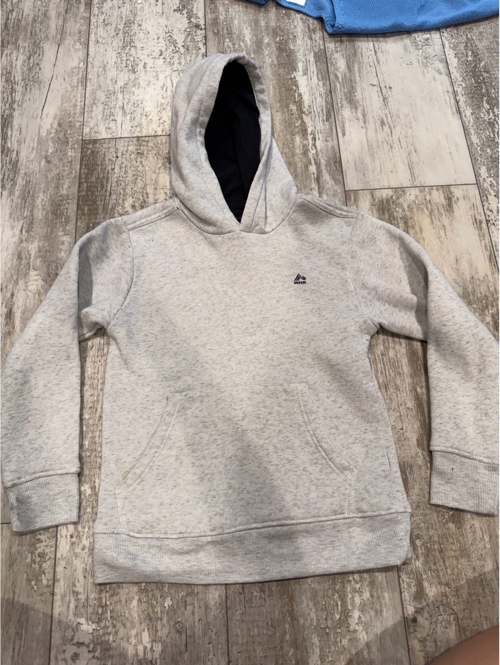 RBX Kids Size 8 Gray Pullover Hoodie Athletic Sport Casual